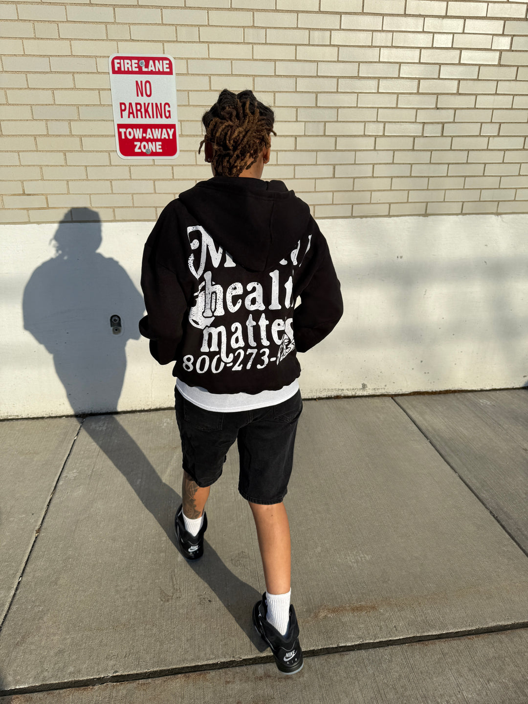 Mental Health Matters Zip Up - Black – Euphoric