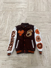 Euphoric Anniversary Varsity Jacket - Brown