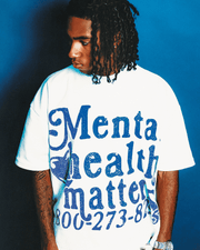 Mental Health Matters Tee - Blue