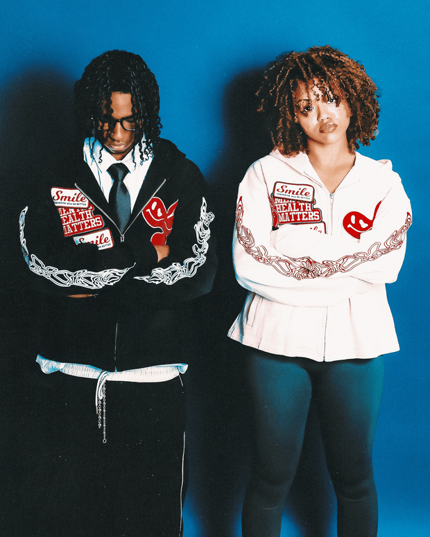 2 Hoodie Bundle - "Vday Patchwork"