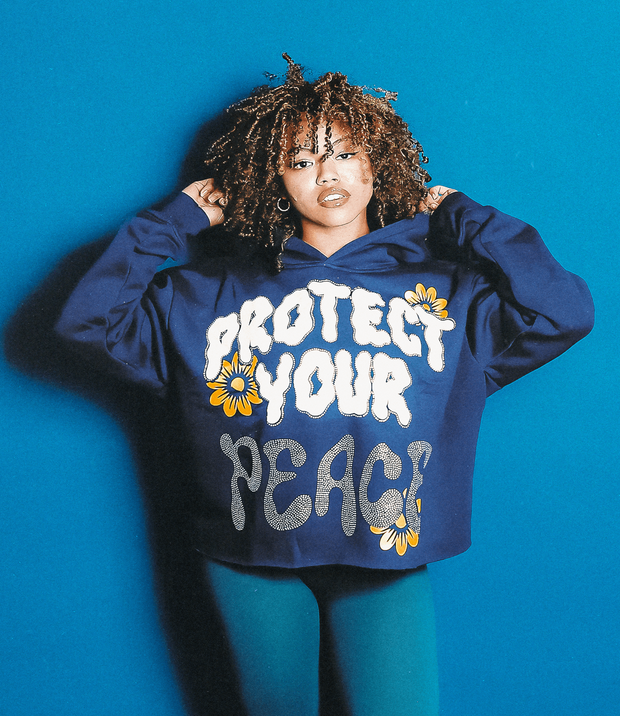 Protect Your Peace Hoodie - Blue