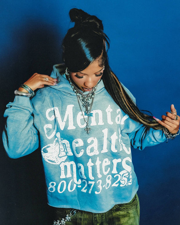 Mental Health Matters Hoodie - Gray