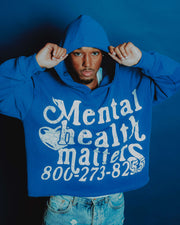 Mental Health Matters Hoodie - Blue