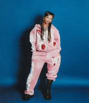 Euphoric V2 Graffiti Zip Up - Pink