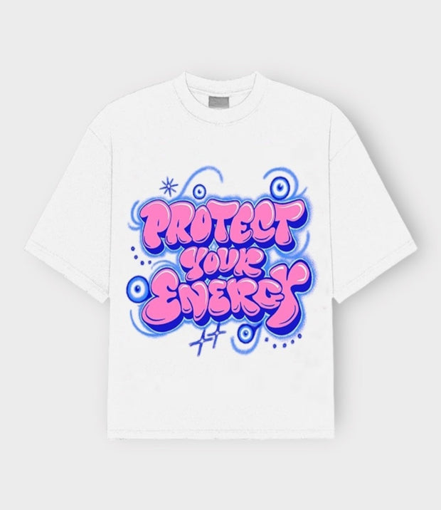 "Protect Your Energy" Tee - Pink