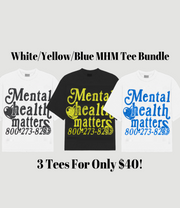 3 T-Shirt Bundle ‘Mental Health Matters’