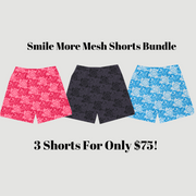 3 Mesh Short Bundle "Smile More"