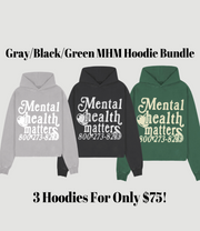 3 Hoodie Bundle "Mental Health Matters"