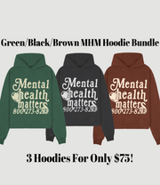 3 Hoodie Bundle 'Mental Health Matters'